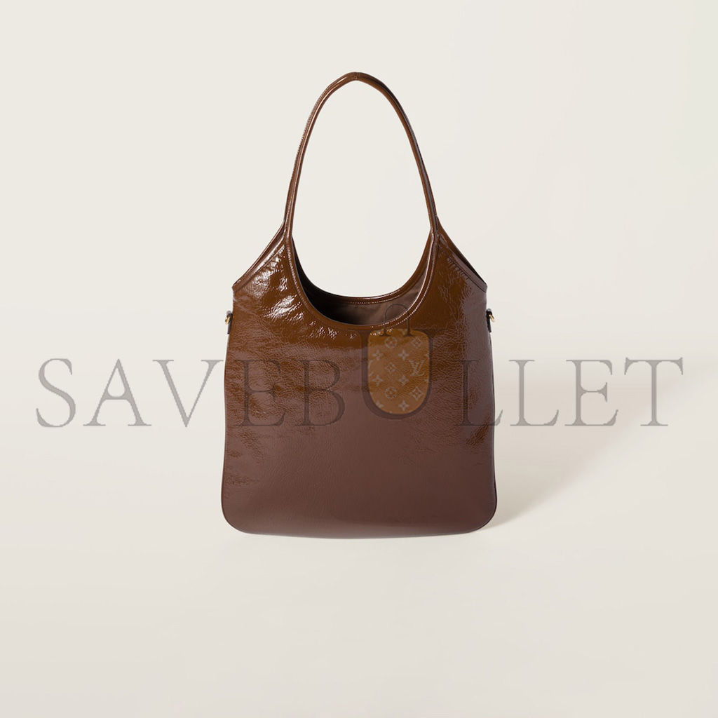 MIU MIU IVY NAPLAK PATENT LEATHER BAG 5BG231 (40*35cm) MIU MIU IVY NAPLAK PATENT LEATHER BAG 5BG231 (40*35cm)